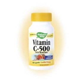 Natures Way Vitamin C reduces belly fat.