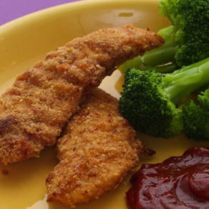 low calorie almond crusted chicken