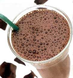 healthy low calorie chocolate shake