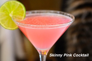 Skinny Pink Cranberry Cocktail