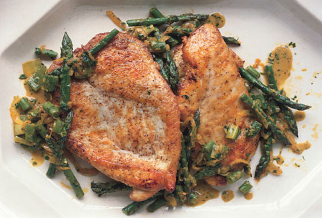Sauteed Chicken with Asparagus