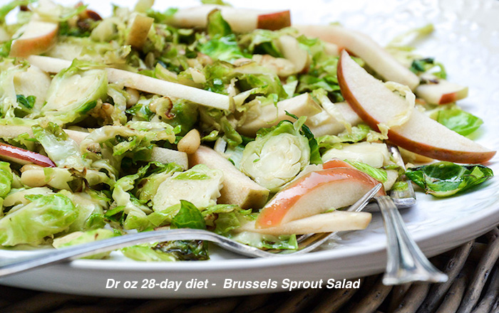 Dr oz 28-day diet Brussels Sprout Salad